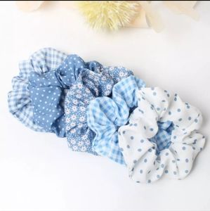 Blue Scrunchies Collection